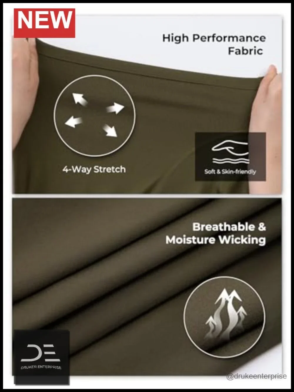 Mens Swim Trunks with Compression Liner 7